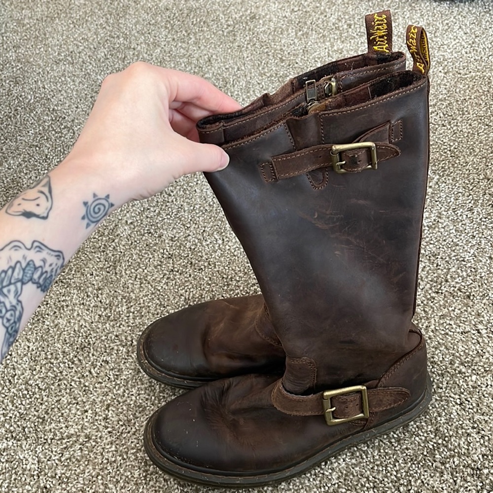 Vintage Dr Martens zip up boots
